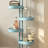 Modern Metal Tiered Round Display Shelf