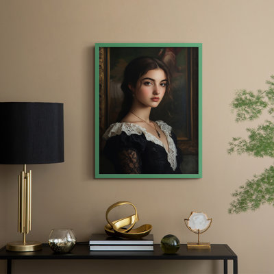 «WOMEN Series CCV», reproduction encadrée en bois massif