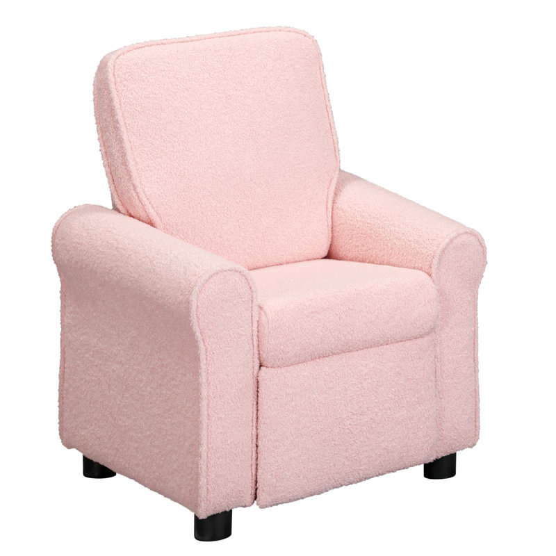 Jordan Kids Recliner Wooly Pink, Pink