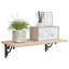 Wall Shelf Brackets Steel Metal Shelf Brackets Wall Mounted Hanging DIY