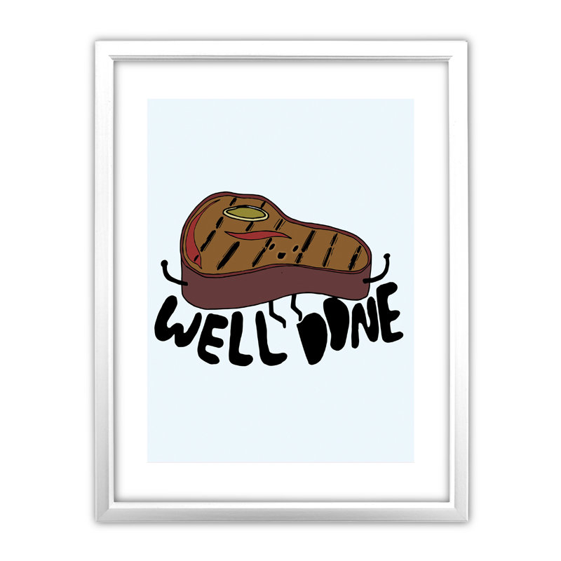 Single Picture Frame Print, White