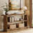 63" Solid Wood Console Table