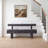 62" W Chenille Upholstered Bench with Backrest