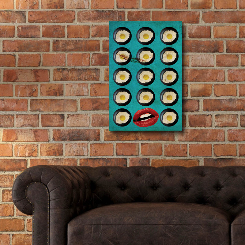 «One Egg A Day» par Elo Marc, H 24 po x l 16 po x P 0,2 po