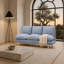 3 Seater Fabric Sofa Bed-954770939
