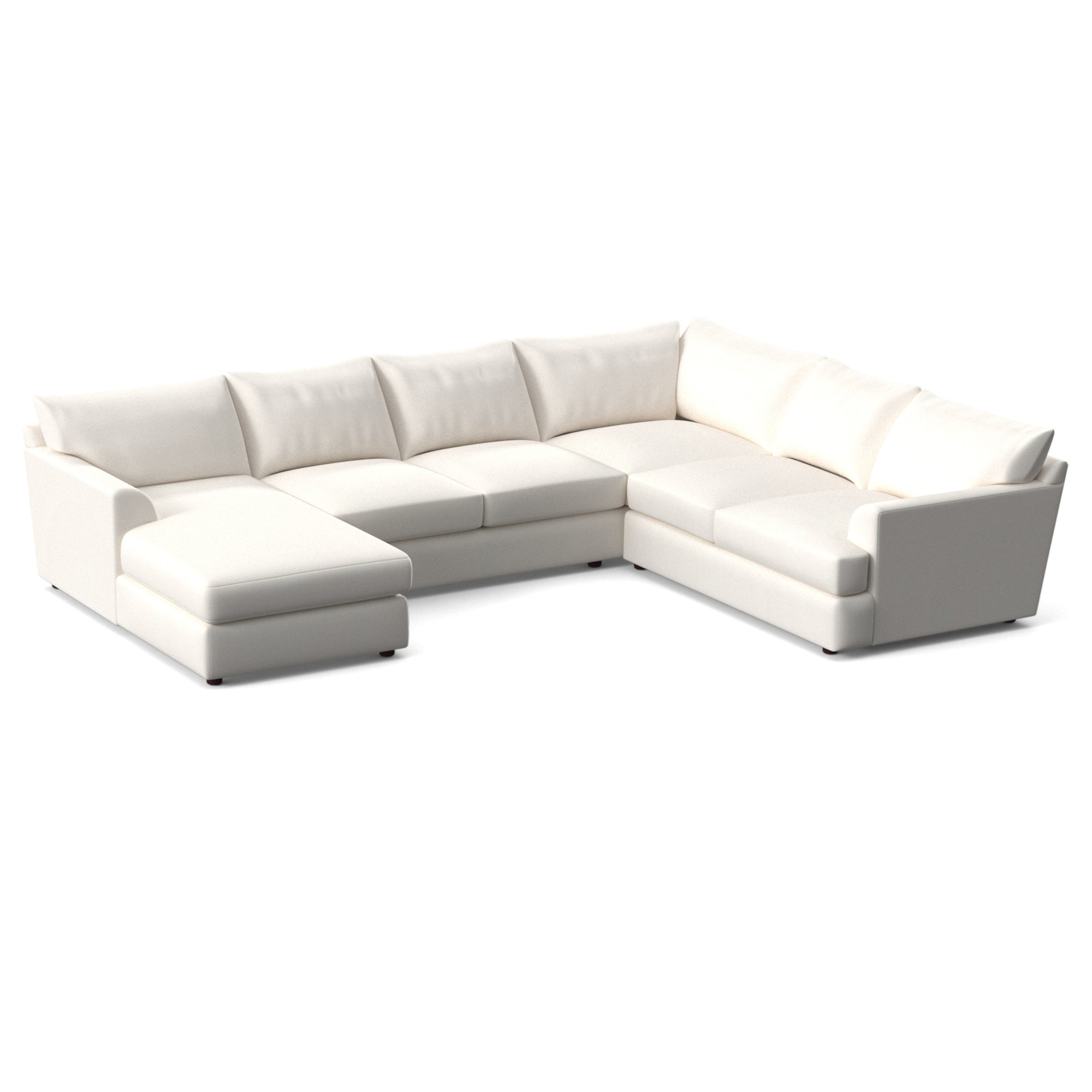Klaussner Furniture Findley 3 Piece Upholstered Sectional & Reviews