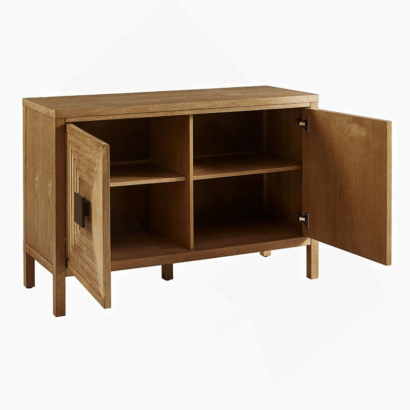 Armoire d'appoint 2 portes avec tablettes réglables