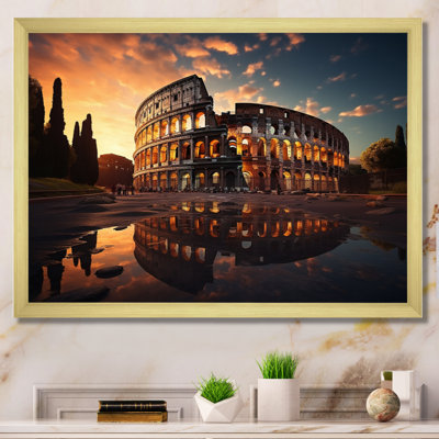 Italy Colosseum Colosseo - Italy Canvas Prints