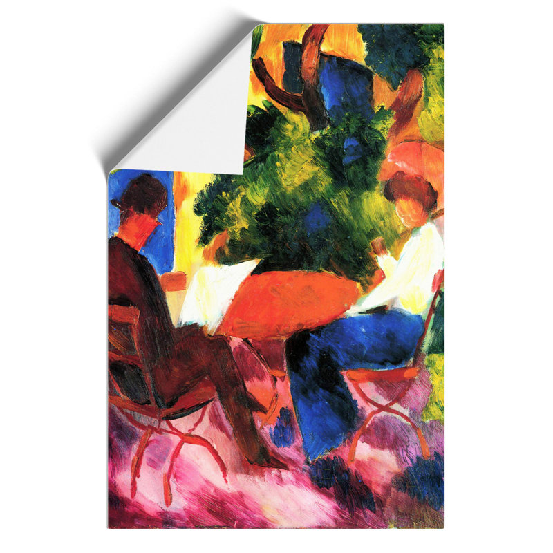 At the Garden Table by August Macke - Frameless Print, 42cm H x 30cm W x 0.1cm D
