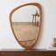 Miroir décoratif élégant en bois massif irrégulier pour une esthétique à la maison améliorée et un placement polyvalent-130556851-130556852