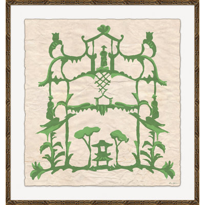 Folly In Green Print by Dana Gibson