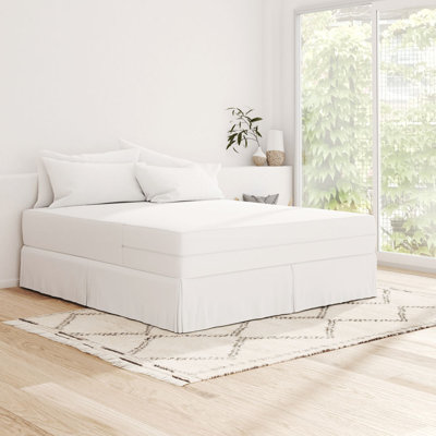 Protège-matelas hypoallergénique anti-éclaboussures de lit avec fermeture à glissière