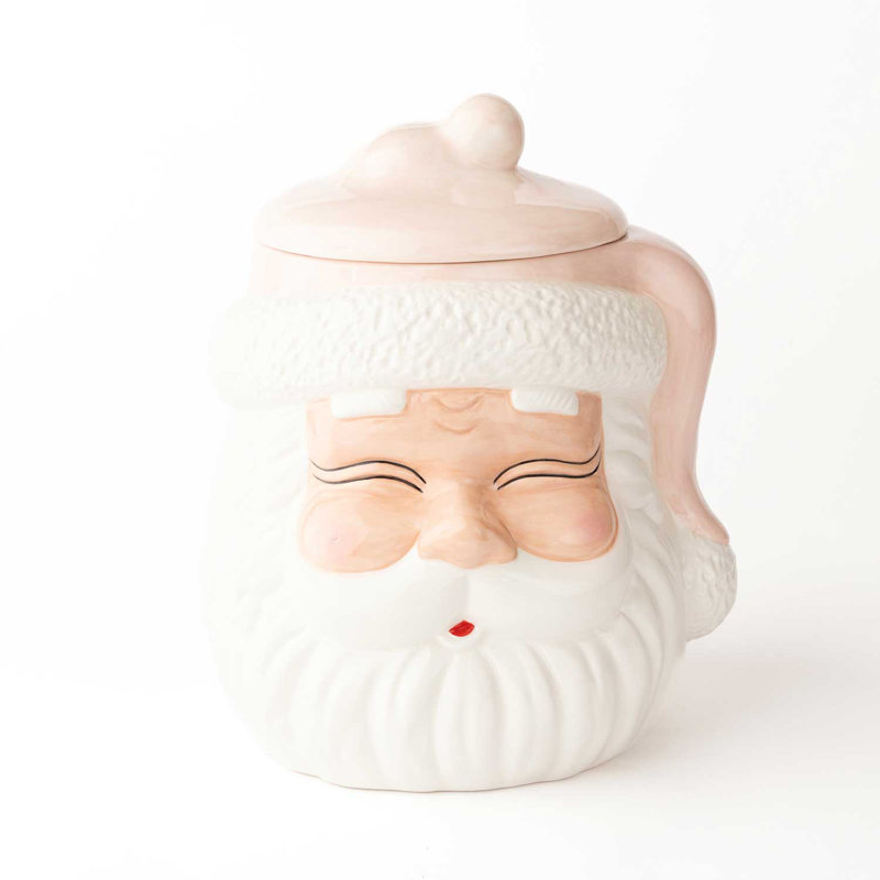 Pot à biscuits rose Santa, Rose