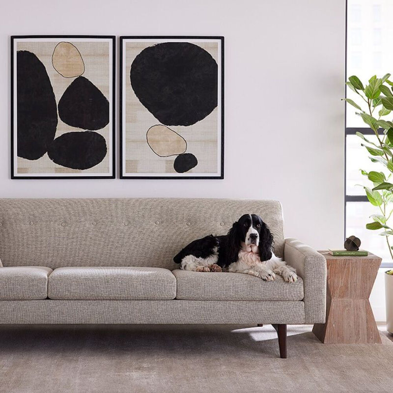 Tyler Sofa (95"), Performance Weave - Tan