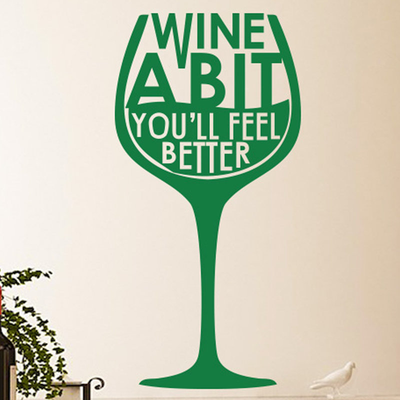 Food & Beverage Wall Decal, Green, Large