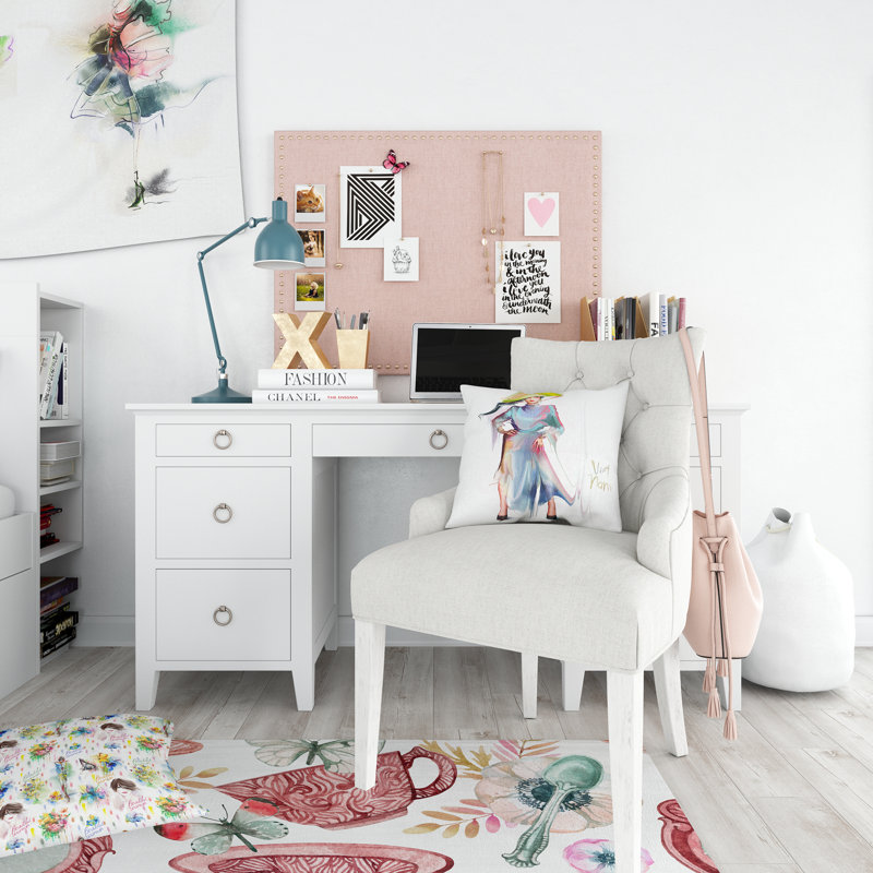 Ensemble de housse de couette pour femmes designart asiatique, Housse de couette grand + 2 taies décoratives