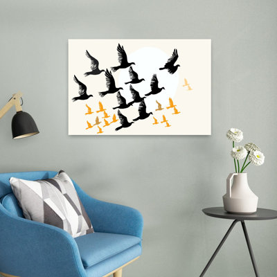 Contemporary Art Contemporary Minimalist Modern Bird Nature Wall Art