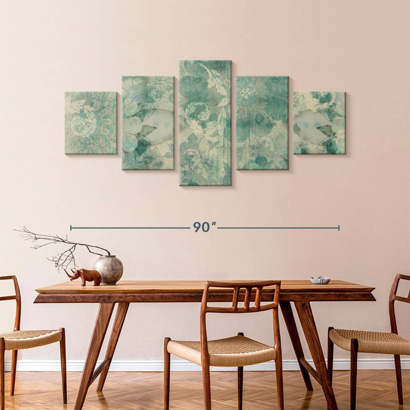 Fleurs de rêve en fleurs, H 42 po x l 92 po