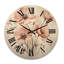 Horloge murale en bois massif Patriciaa-1895688479