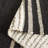 Pierceton Natural Fiber Hand Woven Cottn/Jute Striped Rug in Ivory/Black-1896738125