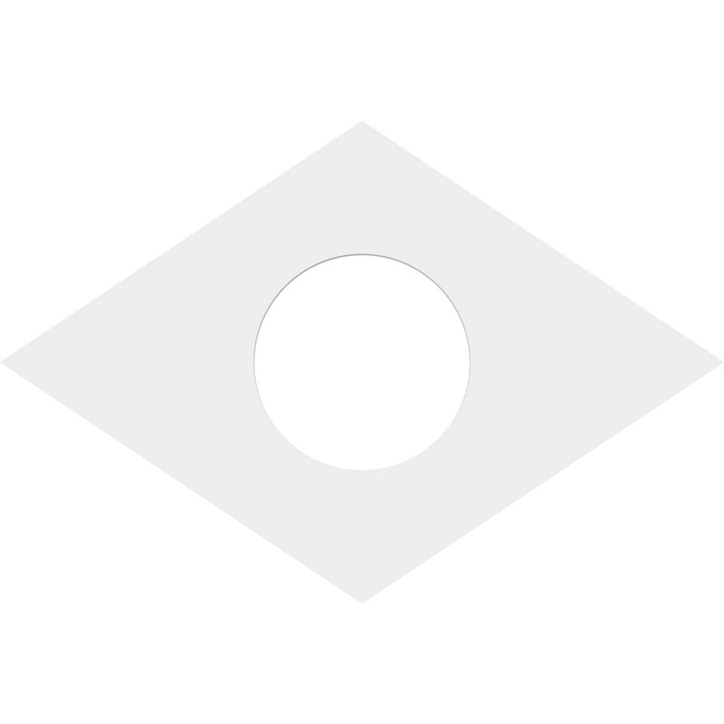 Diamant intérieur 3 po Diamond, H 6,625 po x l 10 po x P 1 po