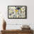 Snow Day Gray Flower Canvas Print-102354215