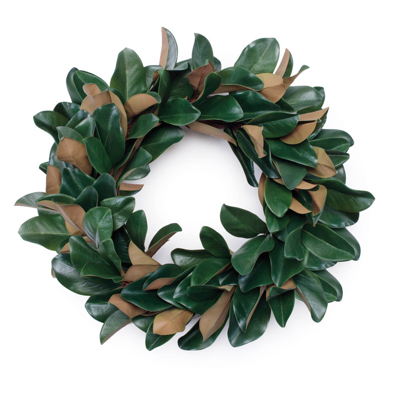 Couronne de feuilles de magnolia P 24 po