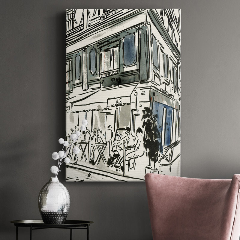 AUCoin de Larue I - peinture sur toile tendue, H 60 po x l 40 po x P 1,5 po