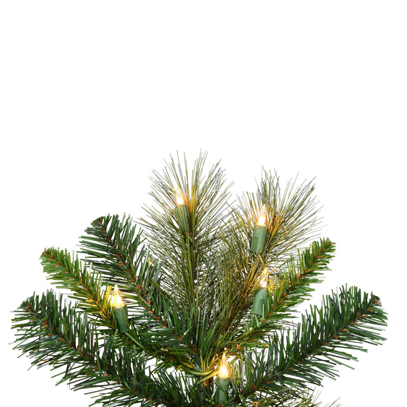 6.5' H Lighted Artificial Pine Christmas Tree