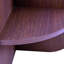 Table basse à structure croisée Creative avec plateau en verre trempé gris et rangement en forme d'éventail de couleur noyer. Parfait pour les salons, comme table basse ou table d'appoint. Idéal pour les petits espaces