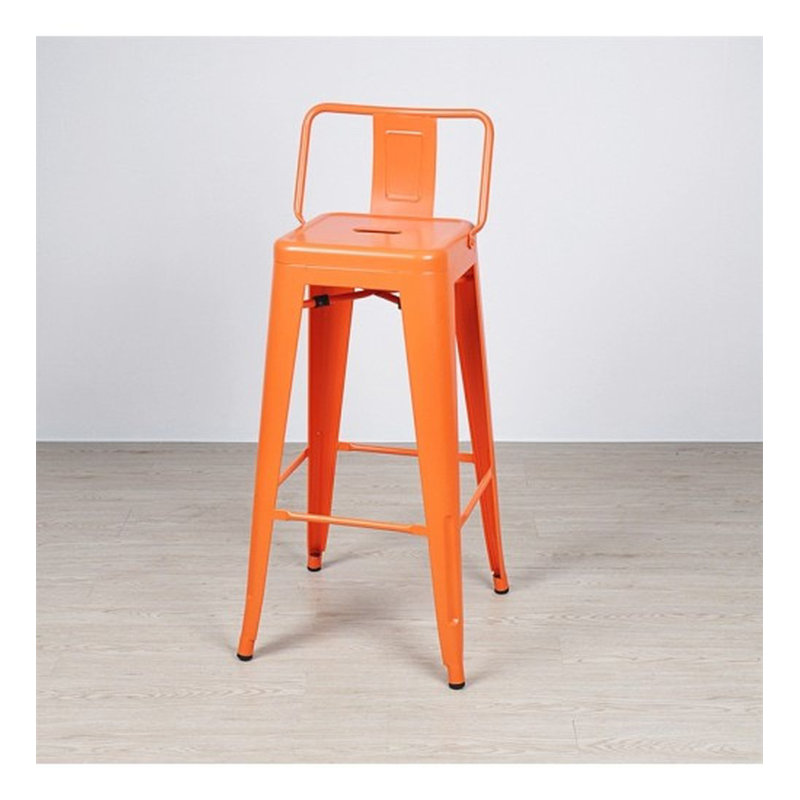 Tabouret de comptoir 26 po Cazzie, Orange