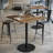 36" Square Commercial Seamless Surface Tabletop with Bar Height Base-2017953804