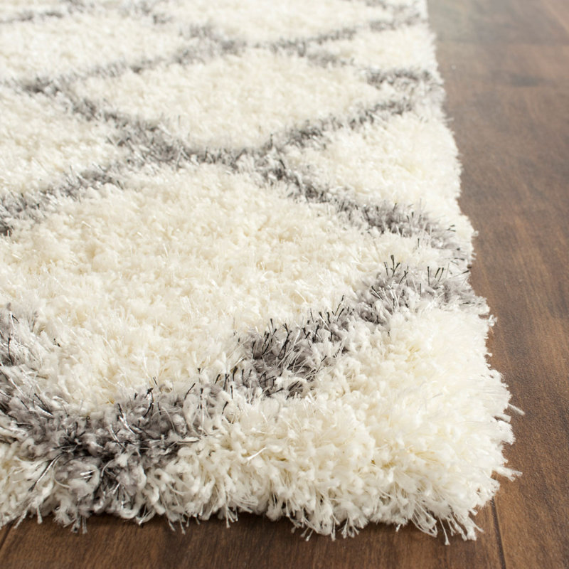 Bertl Shag Performance Geometric Rug, Runner 2'3" x 5'