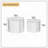 Round Coffee Table Set With Handcrafted Design,Solid-1994425078