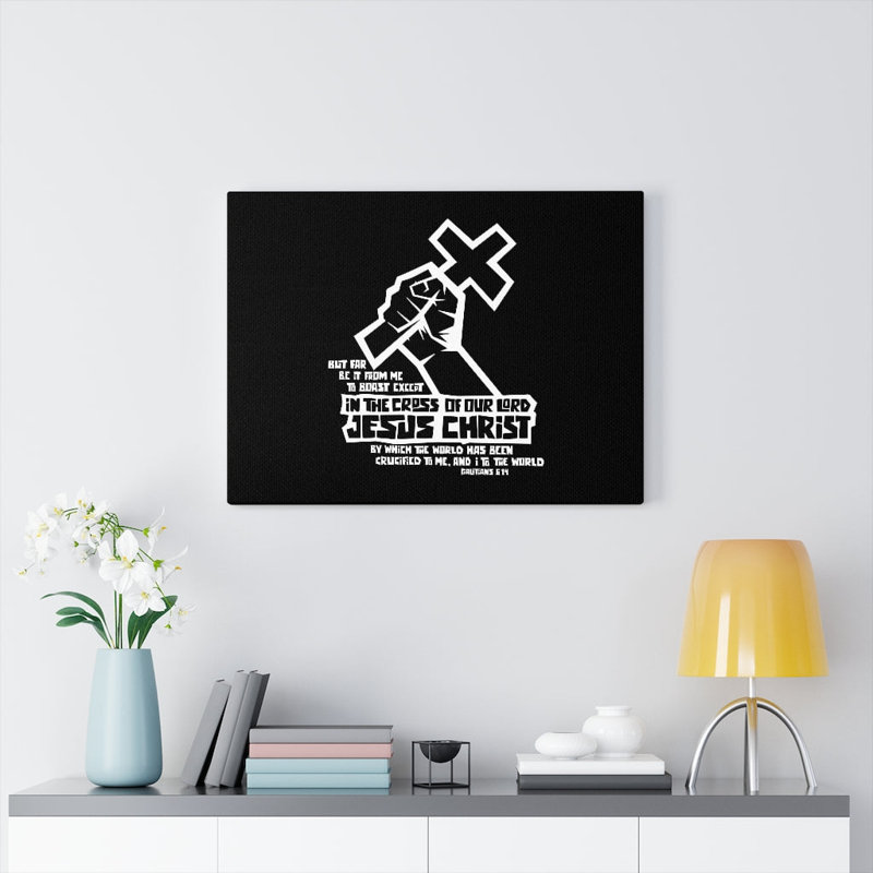 In The Cross Of Our Lord - Wrapped Canvas Print, 46cm H x 61cm W