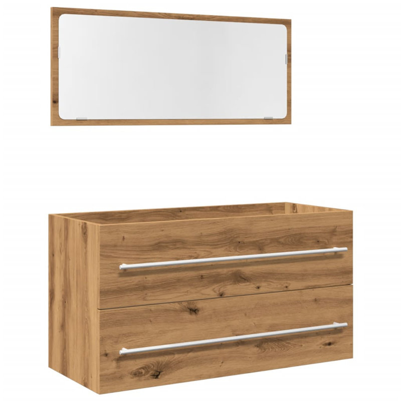 Autra Freestanding Bathroom Cabinet, Artisan Oak