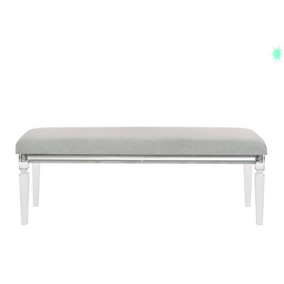 1Pc Glam Style Bench Contemporary Style