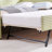 Full Size Cozy Gingham Daybed With Twin Size Trundle  No Box Spring Needed, With USB Port And Adorable Wave Shaped, Linen Fabric-678995101