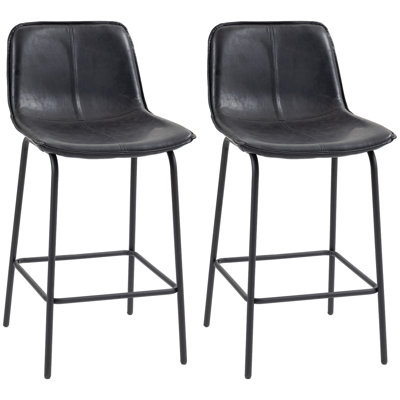Ransell Upholstered Counter Stool with Metal Frame