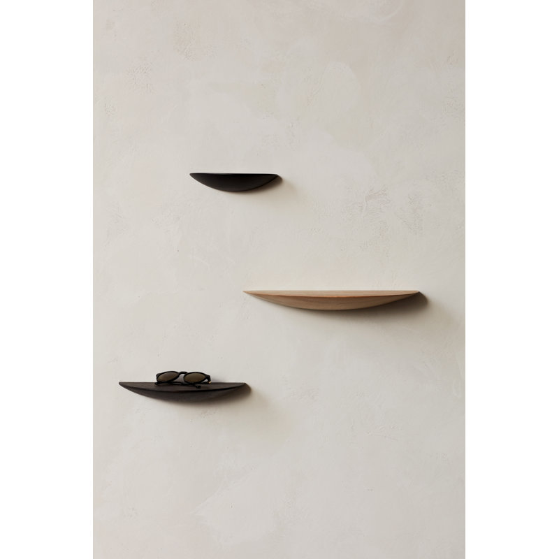 Fungi Oak Solid Wood Floating Shelf, Light Oak, 1.96" H x 16.5" W x 8.3" D