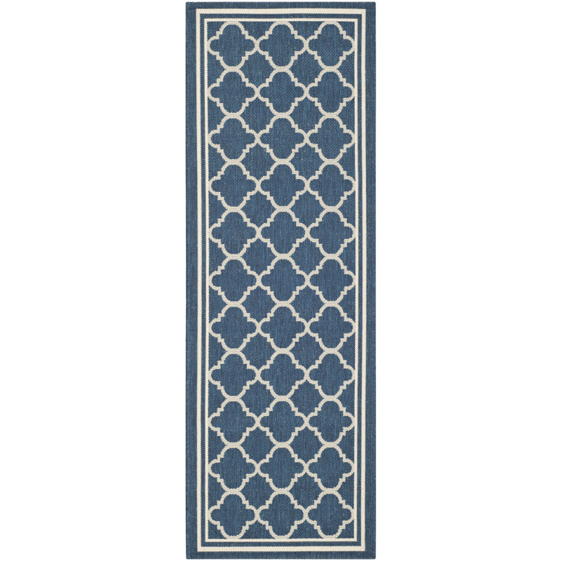Herefordshire Performance Geometric Indoor/Outdoor Area Rug, Runner 2'3" x 6'7"