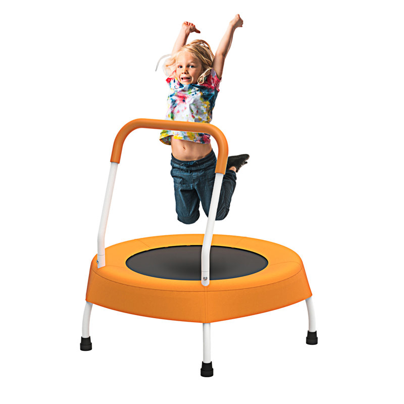 28Inch Toddler Trampoline For Kids 1 Year Plus With Handle
