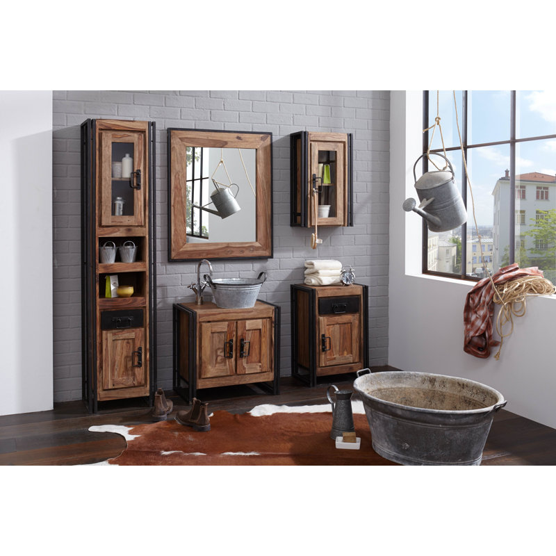 Lehoux Solid Wood Wall Bathroom Cabinet