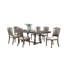 Chaises d'appoint de style transitionnel 2 pièces