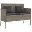 Banc de patio avec coussins Vidaxl-97884430