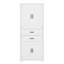 Grande armoire de rangement, armoire de rangement autoportante avec 4 portes, tablette réglable et 2 tiroirs-201819357
