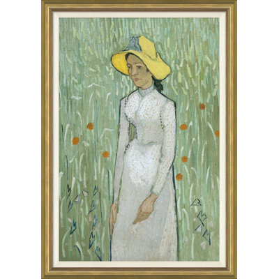 Vincent Van Gogh " Girl In White By Vincent Van Gogh, 1890 " by Vincent Van Gogh