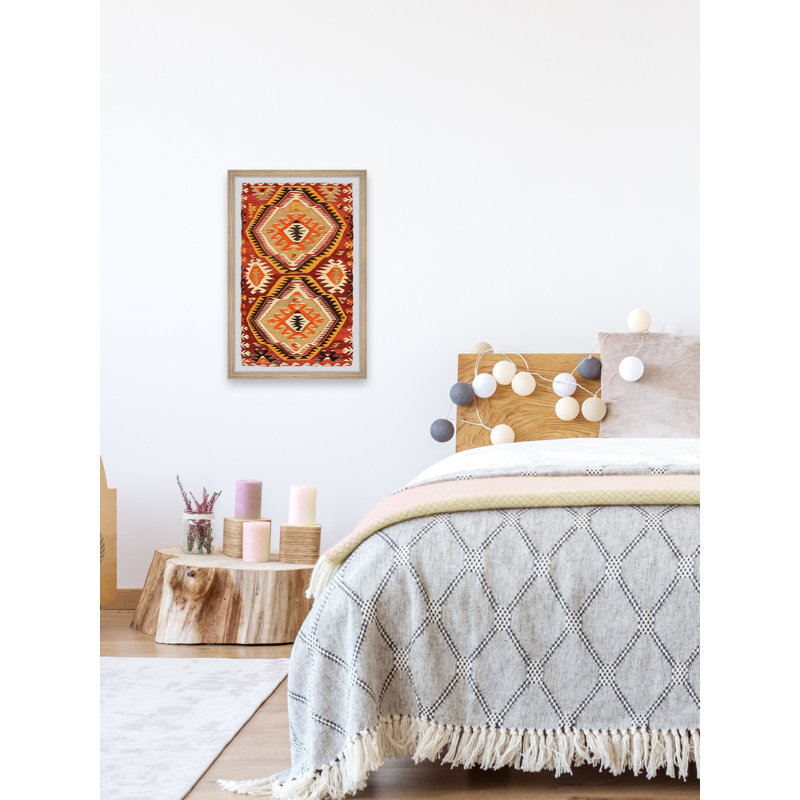 Motif de lueur orange - photographie avec cadre photo, H 24 po x l 16 po x P 1,5 po