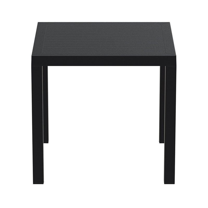 Table de salle à manger Brette, Noir, 31 pouces