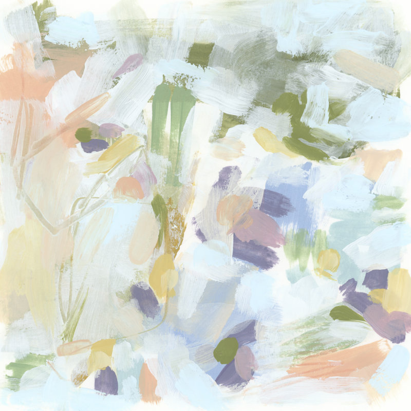 Primavera Rhythm II by June Erica Vess - Wrapped Canvas Print, 30 cm H x 30 cm W